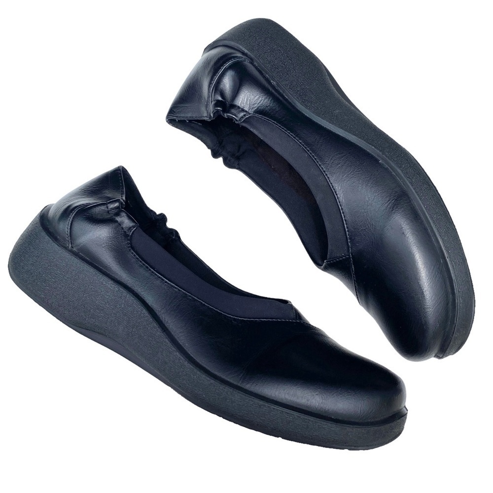 Patrizia by Spring Step black leather flats womens shoes EU 37 US 6.5-7 - Picture 3 of 10
